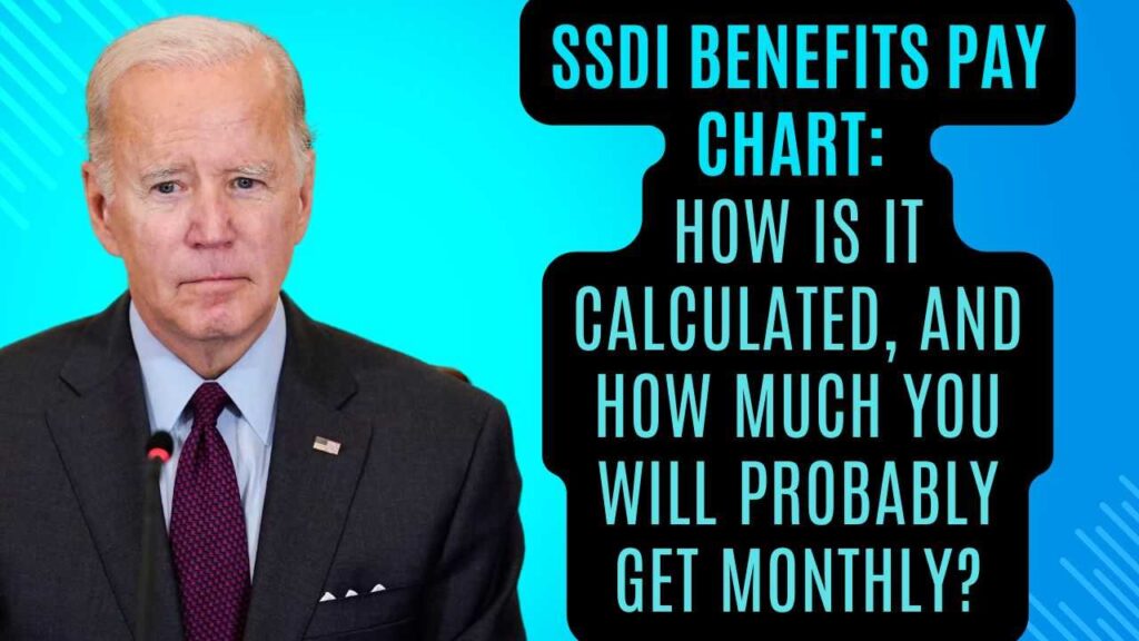 SSDI Benefits Pay Chart