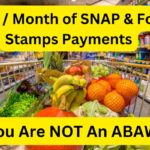 $292 / Month of Food Stamps Payments From October 1, 2024 : If You Are NOT An ABAWD